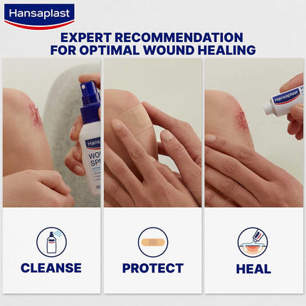 Hansaplast Universal Wound Plasters Water-Resistant Breathable 100 Strips