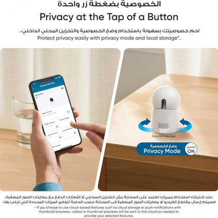 eufy Indoor Cam E30, Latest Generation, 4K UHD security camera,360 Pan-Tilt, Color Night Vision, Al Detection for Human/Pet/Audio/Crying, Human/Pet Auto Tracking, Works with Homekit