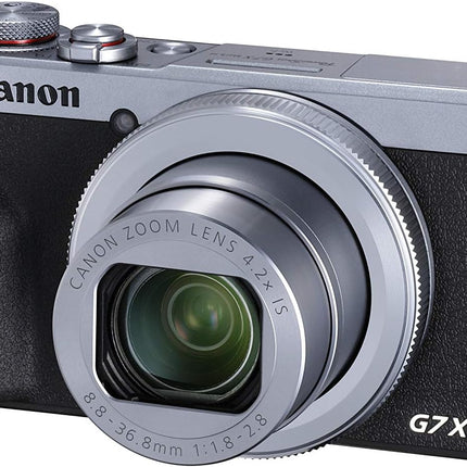 Canon PowerShot G7 X Mark III Digital Compact Camera - Silver
