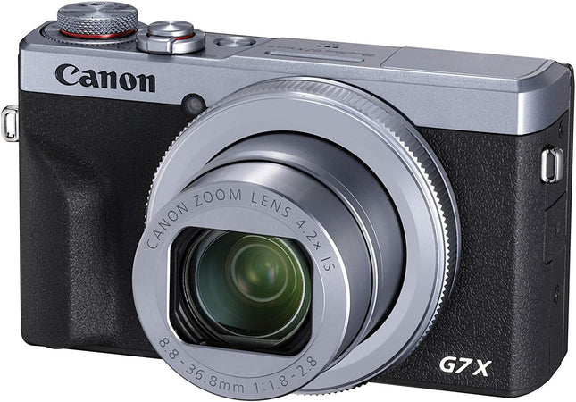 Canon PowerShot G7 X Mark III Digital Compact Camera - Silver
