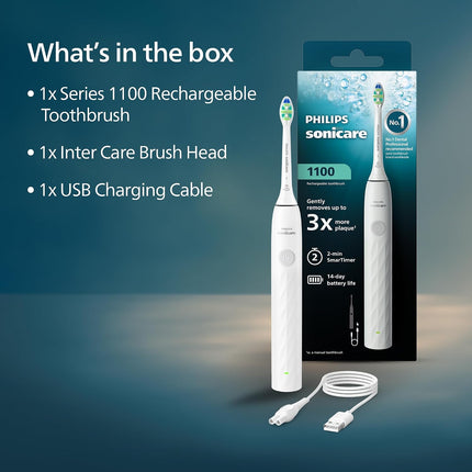 Philips Sonicare 1100 Rechargeable Electric Toothbrush – White