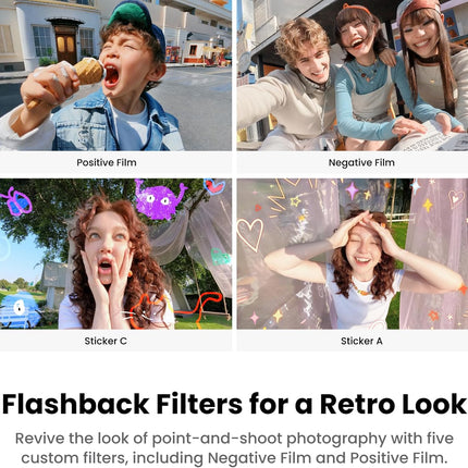Insta360 GO 3S Retro Bundle 128GB - كاميرا مدونات فيديو بدقة 4K، صغيرة ومحمولة