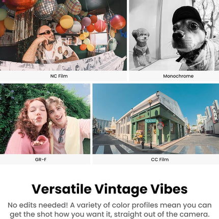 Insta360 GO 3S Retro Bundle 128GB - كاميرا مدونات فيديو بدقة 4K، صغيرة ومحمولة