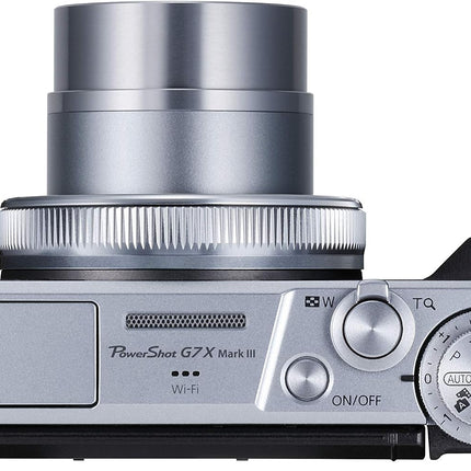 Canon PowerShot G7 X Mark III Digital Compact Camera - Silver