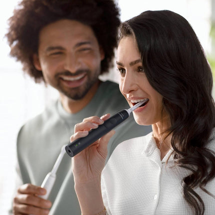 Philips Sonicare 3100 Series Electric Toothbrush Dual Pack – Black &amp; Sugar Rose (HX3675/15)