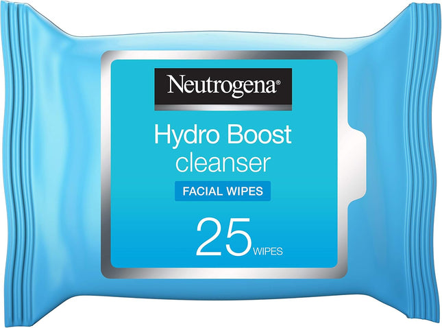 Neutrogena Hydro Boost Makeup Remover Cleansing Wipes Hydrating 25 Wipes