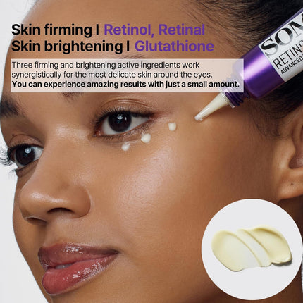 Some By Mi Retinol Intense Advanced Triple Action Eye Cream | 30ml | Mild Overnight Korean Anti-Aging Eye Cream | for Dark Circles & Fine Lines