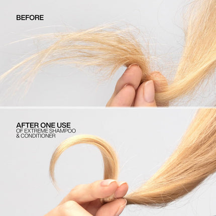 Redken Extreme Conditioner For Damaged Hair | Strengthen & Protects | 300ml Professional conditioner infused with proteins, strengthens damaged hair & leaves it feeling healthier & resilient
