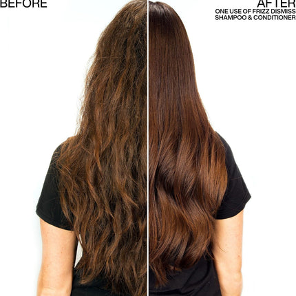 Redken Frizz Dismiss Shampoo | Weightless Frizz Control | Argan oil | 300ml Professional formula with babassu oil & smooth complex, cleanses, smoothes, & provides shine & weightless anti-frizz