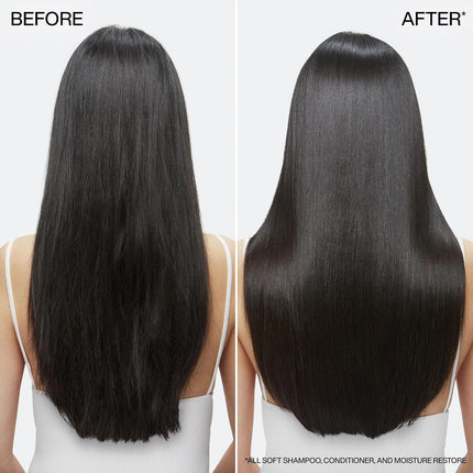 Redken All Soft Shampoo | Gently Cleanses & Softness Dry Hair | 300ml Professional formula with argan oil & moisture complex that gently cleanses, softens & is safe for color-treated hair