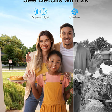 eufy Security Video Smart Lock E330, 3-in-1 Camera+Doorbell+Fingerprint Keyless Entry Door Lock, WiFi Door Lock,App Remote Control,2K HD,Doorbell Camera,No Monthly Fee