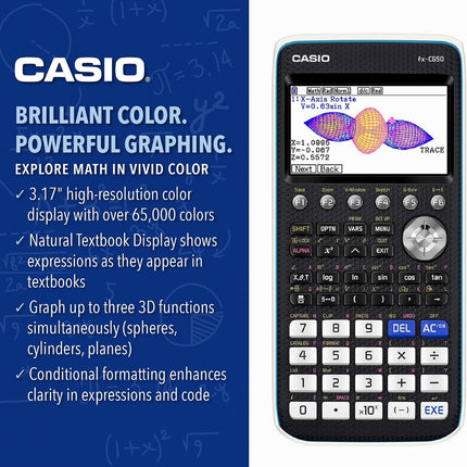 CASIO PRIZM FX-CG50 Color Graphing Calculator
