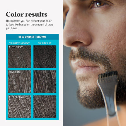 Just for Men Just for Men، صبغة الشارب واللحية M-50، بني داكن جداً، 14 جرام