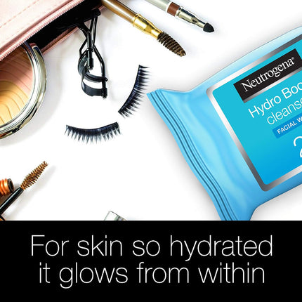Neutrogena Hydro Boost Makeup Remover Cleansing Wipes Hydrating 25 Wipes