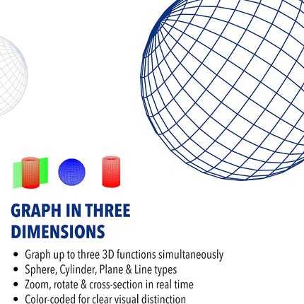 Casio FX-CG100-W-DT Color Graphing Calculator with High-Resolution Display for Students & Professionals