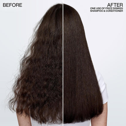 Redken Frizz Dismiss Shampoo | Weightless Frizz Control | Argan oil | 300ml Professional formula with babassu oil & smooth complex, cleanses, smoothes, & provides shine & weightless anti-frizz