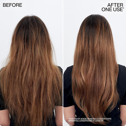 Redken Acidic Bonding Concentrate Shampoo | Repair Damaged Hair | 300ml Professional formula with citric acid & bonding complex, cleanses hair & works molecularly to repair & strengthen the hair