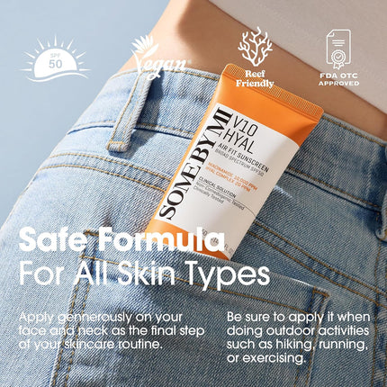 Some By Mi V10 HYAL Air Fit Sunscreen SPF50