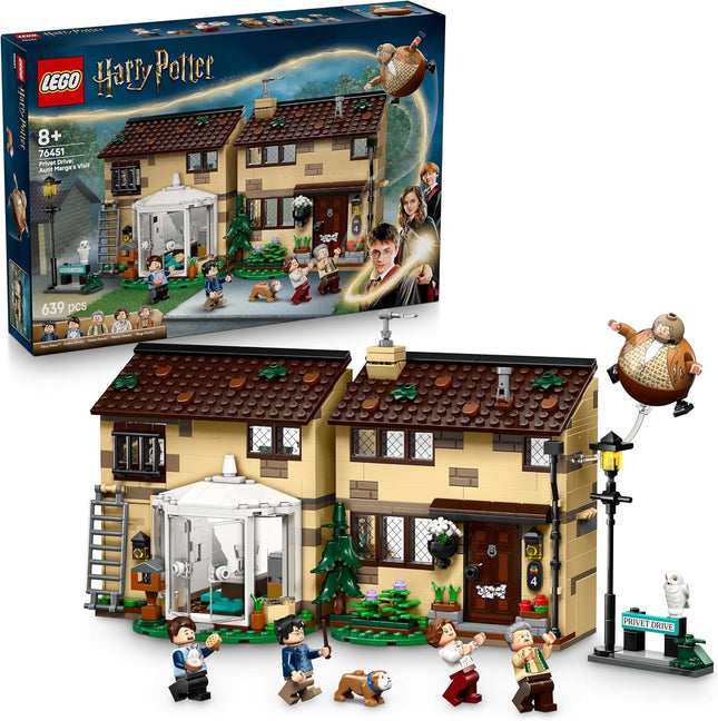 LEGO Harry Potter Privet Drive: Aunt Marge's Visit 76451 Toy House